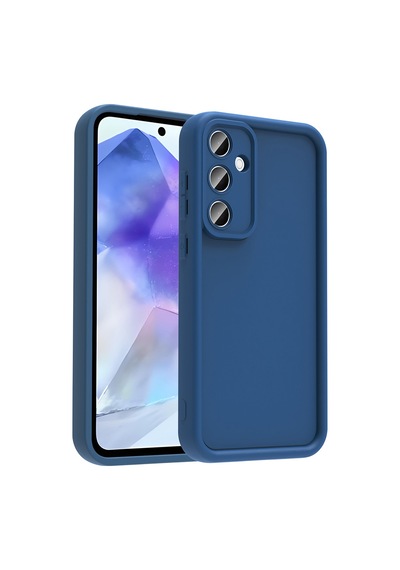 Galaxy A56 Uyumlu Kılıf Kamera Korumalı Sys Ananas Kapak - Koyu Yeşil Koyu Yeşil