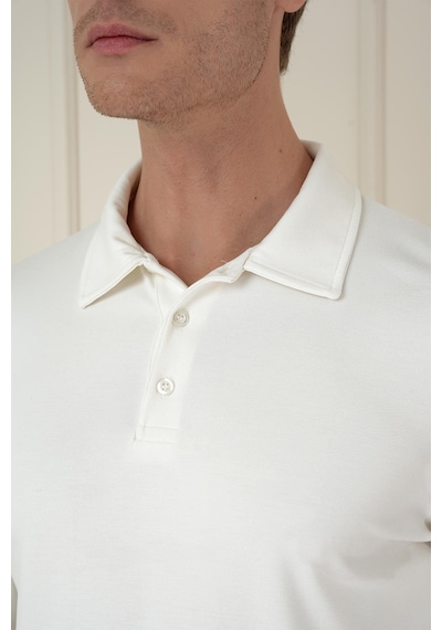 Efor Ts 893 Slim Fit Ekru Spor T-shirt Ekru