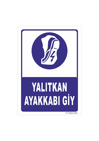 Yalıtkan Ayakkabı Giy- Isg Levhası
