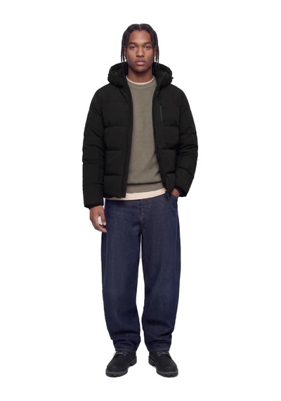 Jack & Jones 12298858 Jjbecks Puffer Sn Mont Siyah
