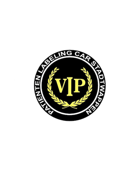 Etiketçilere Özel Sticker Vip Patıenten Labelıng Car Stadtwappen