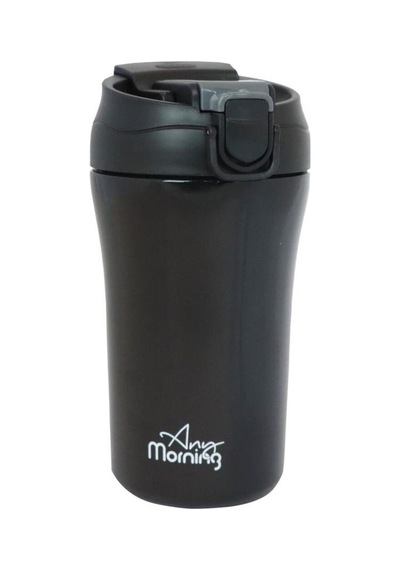 Any Morning Sı232021 İki Ağızlı Termos Mug Siyah 400 Ml