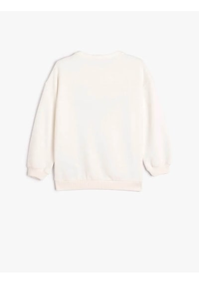Koton Kız Çocuk Sweatshirt Ekru 5wkg10096ak 25ky59000229 Y5915 Ekru Koton Kız Çocuk Sweatshirt Ekru 5wkg10096ak 25ky59000229 Y5915 Ekru