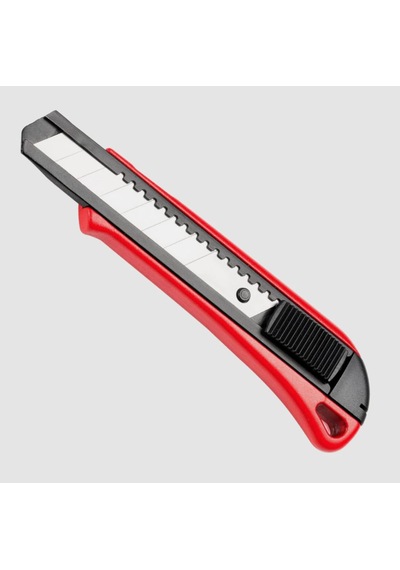 Maket Bıçagı Plastık Gövde Mavi Kırmızı Yeşil 3 Adet Yedek Bıçak 10 Lu 3 Adet 18mm