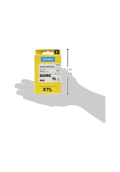 Dymo Xtl Esnek Naylon Kablo Etiketi,24 Mmx5,5 M,byz/syh Diğer