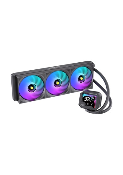 Ng-360lcd Nitro Cool 360mm Argb Fan Lcd Gösterge Sıvı Cpu Soğutucu Siyah