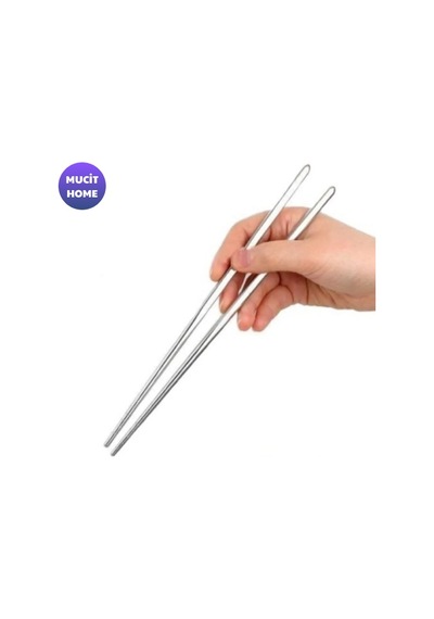 Mucit Home 5'li Paslanmaz Çelik Metal Chopstick çok renkli