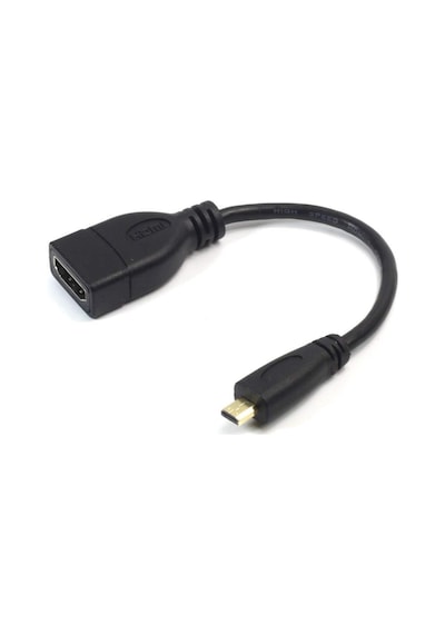 Micro Hdmi To Hdmi Çevirici Görüntü Ve Ses Aktarım Kablosu 15 Cm