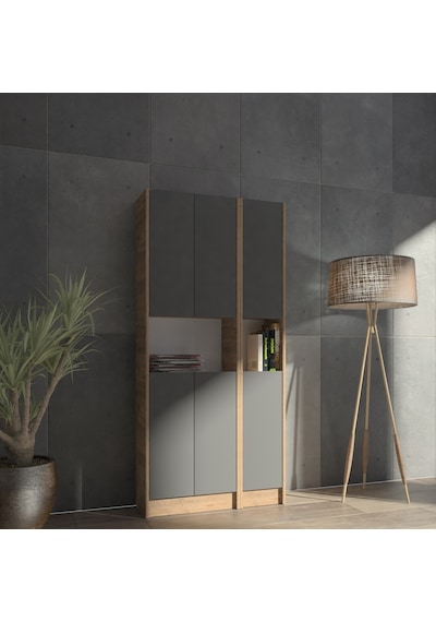 Kuta Flat85 Kitaplık 6 Kapaklı Kütüphane (487094274)