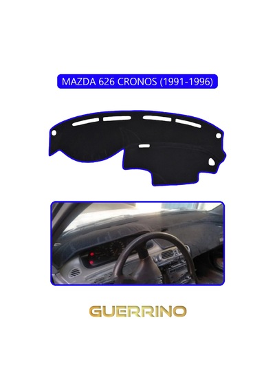 Mazda 626 Cronos 1991-1996torpido Koruma Halısı Mavi Kenar