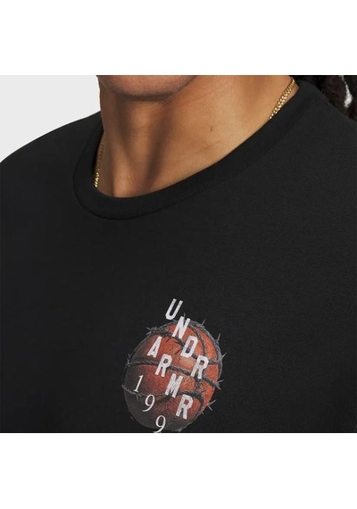 Under Armour 60/40s City Classic Erkek Siyah Polo Yaka Tişört