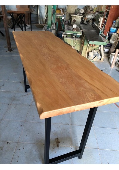 Bintaşmobilya Kütük Bar Masası 200X60.Cm