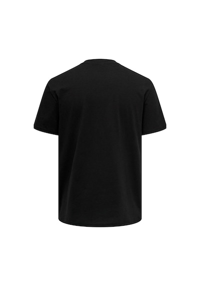 Only & Sons Onslogan Lıfe Reg Funny Ss Tee Tişört 22028178 Siyah 001