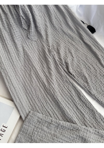 Intive Cool Comfort Waffle Kumaş Pamuklu Nefes Alabilir Basic Yazlık Jogger Pantolon Cepsiz Gri Intive Cool Comfort Waffle Kumaş Pamuklu Nefes Alabilir Basic Yazlık Jogger Pantolon Cepsiz Gri