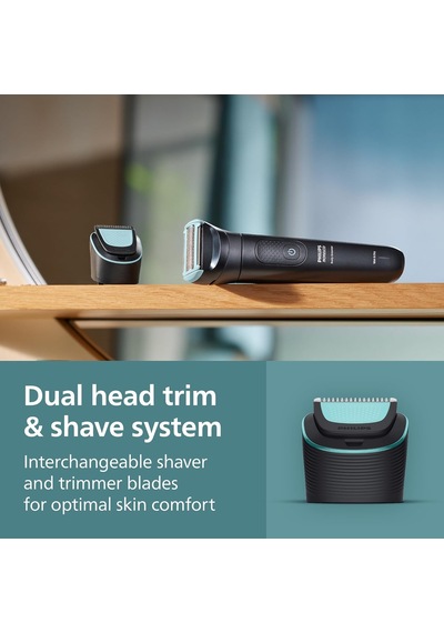Tr Philips Norelco Body Groomer 5000, Body & Balls, Çift Başlı Düzeltici Ve 1 - 2 Saat