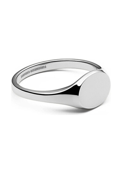 Classic Mini Signet Ring Silver Gümüş