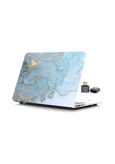 Macbook Pro 13 Mermer Desenli Kılıf A1706 A1708 A1989 A2159 A2251 A2289 A2338 M1 M2 Uyumlu Tpu Sert Kılıf İnce Hafif Koruyucu Kapak R-38