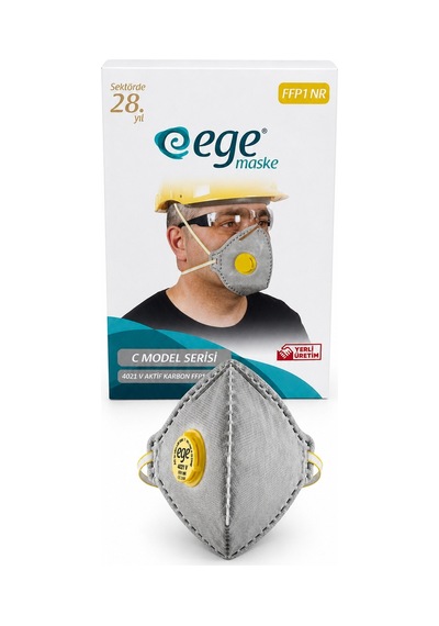 Ege 4021 V Ffp1 Nr D Aktif Karbon Ventilli Maske 10'lu