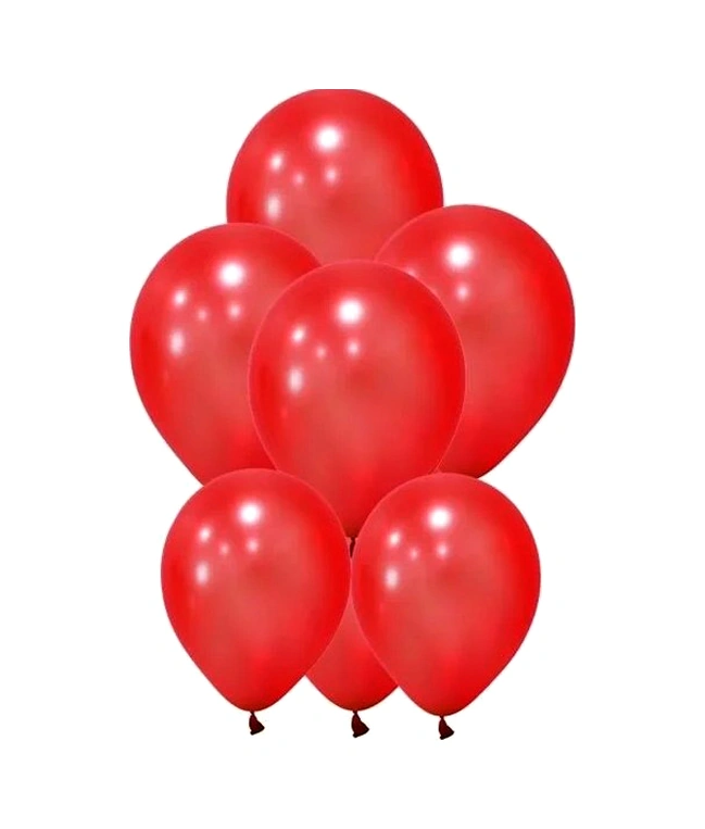 Kırmızı Düz Balon Renkli Paketli Balon 12 Inç - 100 Adet Kırmızı