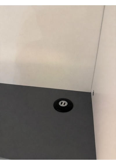 Bilgisayar Masası, Veni Ledli Usb Girişli Çalışma Masası Kitaplıklı Antrasit