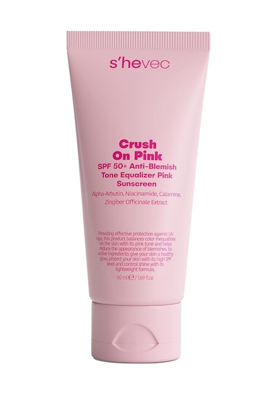 She Vec Crush On Pink - Spf 50+ Leke Karşıtı Ve Ton Eşitleyici Pembe Güneş Kremi Sku: Smg8690010463272 Açık Bej