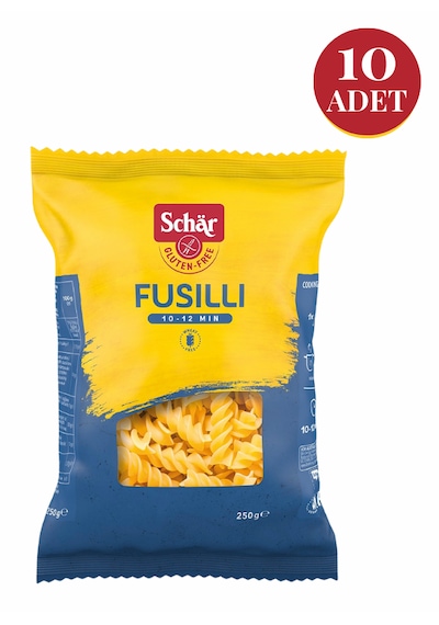 Schar Fusulli Glutensiz Burgu Makarna 10 x 250 G