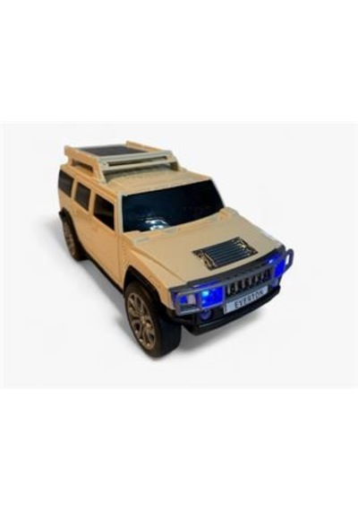 Everton Rt-1971 Krem Jeep Araba Görünümlü Bluetooth Hoparlör - Tf Kart - Usb - Fm Destekli