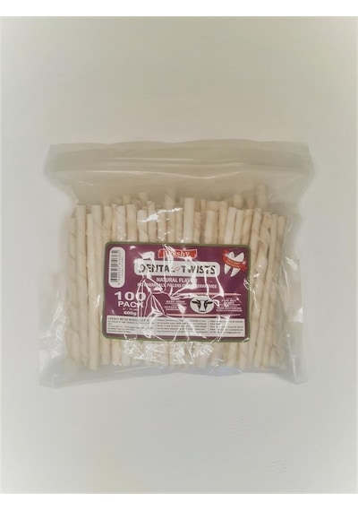 Ayrex Freshy Dental Twists - Köpek Sütlü Burgu Çubuk - 100'lü Mega Paket