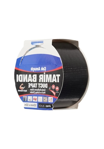 27kids Çok Amaçlı Tamir Bandı, 50mm X 10m, Siyah Açık Bej