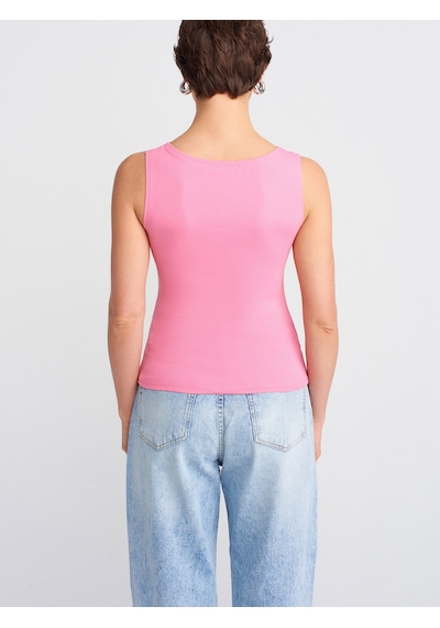 Dilvin 71782 Kar Yıkama Denim Mom Pantolon-mavi Mavi