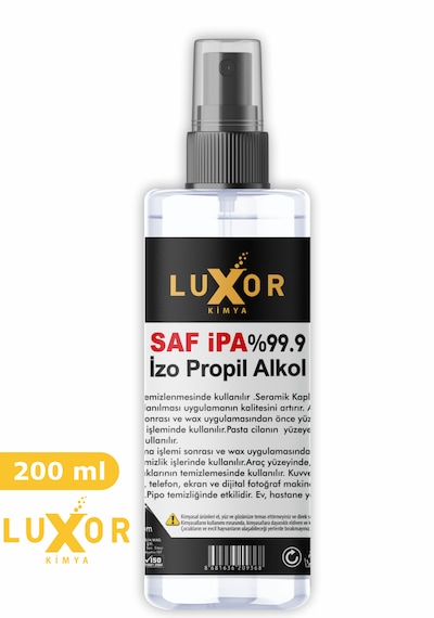 Luxor Kimya Saf İpa %99 İzopropil Alkol 2 X 200 Ml
