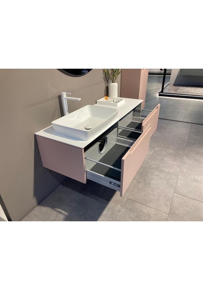 Orka Bıella 140 Alt Modül + Lavabo Mat Pudra Diğer Orka Bıella 140 Alt Modül + Lavabo Mat Pudra Diğer
