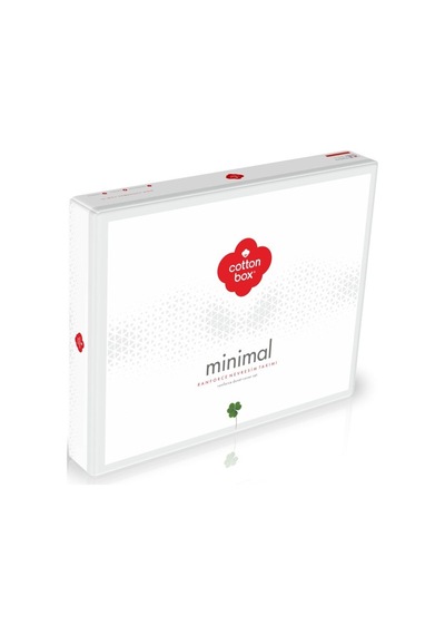 Cotton Box Minimal Tek Kişilik Nevresim Takımı Oniks Karamel