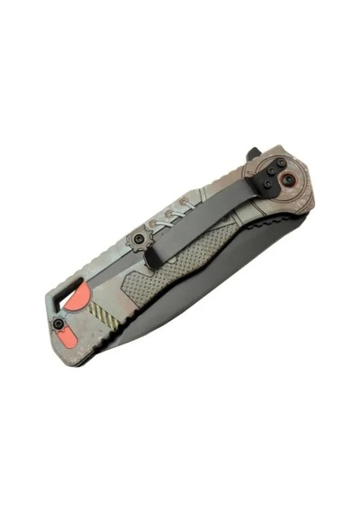 Bağcıklı Çakı 21,5 Cm Yarı Otomatik , Kemerlikli Çok Renkli