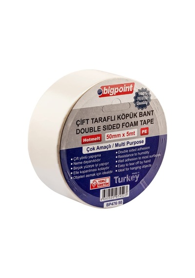 Tr Çift Taraflı Köpük Bant 50mmx5m Diğer