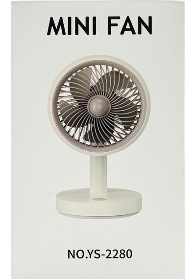 Glr Tech Ys-2280 Ev-ofis-okul Stand Tipi Mini Fan - Mor