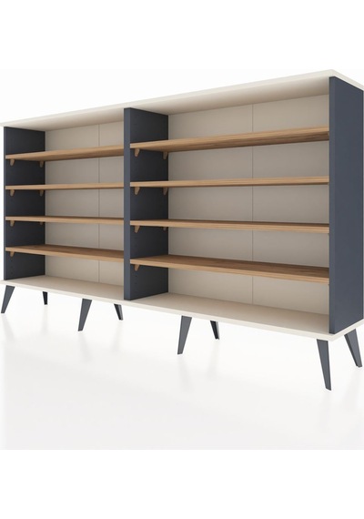 Arges Konsol 8 Raflı 176x30x99 Antrasit-aytaşı/çam Antrasit-aytaşı/çam Arges Konsol 8 Raflı 176x30x99 Antrasit-aytaşı/çam Antrasit-aytaşı/çam