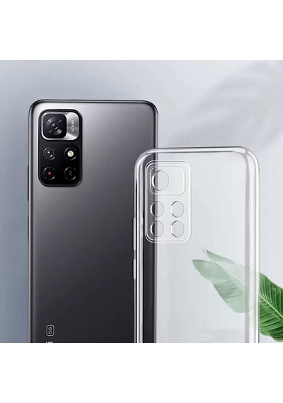 Xiaomi Redmi Note 11 / Note 11S Kılıf Şeffaf Silikon Hibrit Case Renksiz