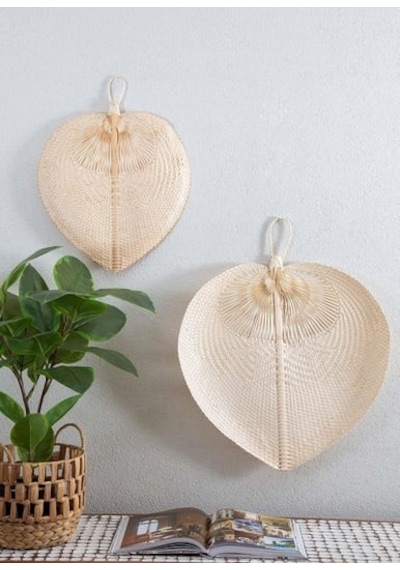 The Mia Dkr0588 Dekoratif Bambu Duvar Dekoru 2x29x39 Cm