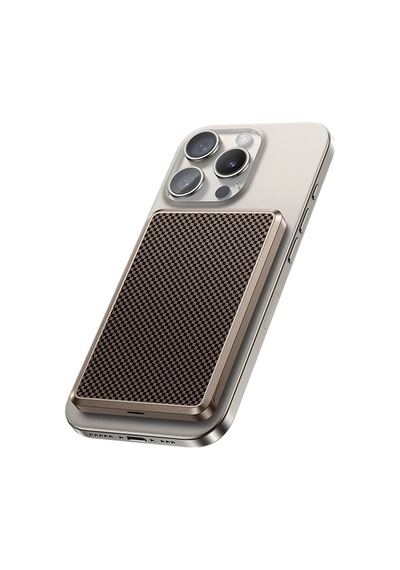 Benks Mp16 Armorgo M-safe Özellikli Ultra İnce Armortint Aramid Fiber Powerbank 15w 10000mah Gold Gold