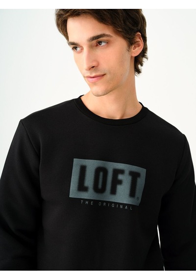 LOFT Regular Fit Erkek Sweatshirt Lf2038243 Q1.v1 Siyah