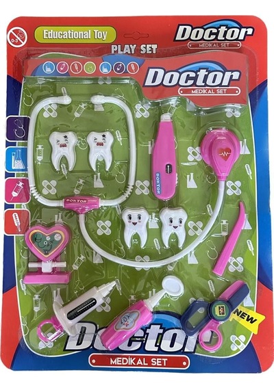 KARTELALI BÜYÜK DİŞLİ DOKTOR SETİ