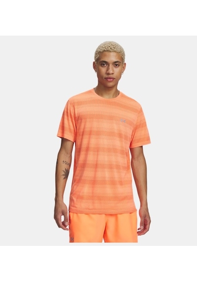 Under Armour Velociti Ss Erkek T-shirt 6009517-824 Turuncu