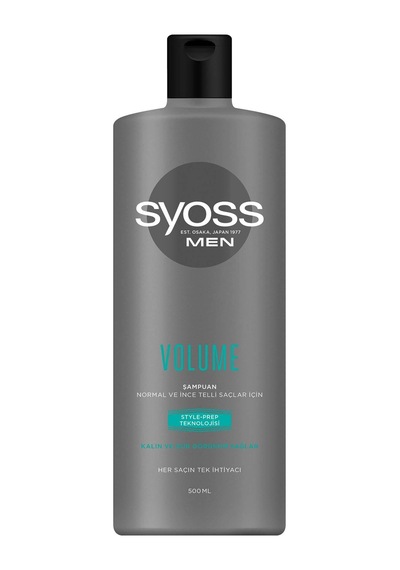 Syoss Men Volume Kalın ve Gür Görünümlü Saçlar Şampuan 500 Ml