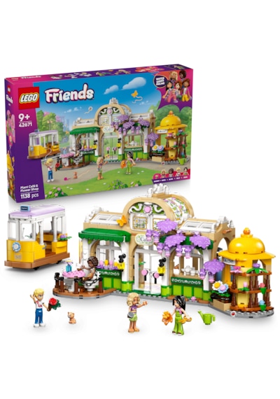 LEGO® Friends Bitki Kafe ve Çiçekçi Dükkanı 42671 - 9 Yaş ve Üzeri Çocuklar için Yaratıcı Oyuncak Yapım Seti (1138)