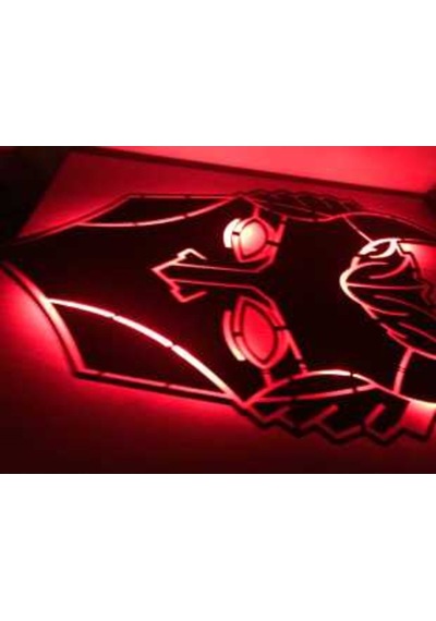 Şeytan Led Işıklı Tablo