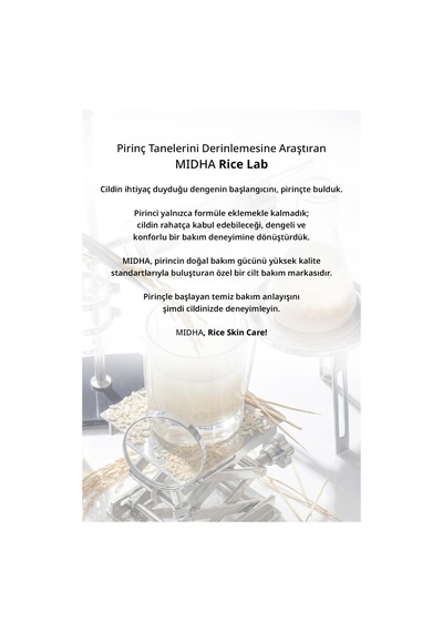 Nemlendirici Aydınlatıcı & Peeling Etkili 3lü Krem Maske Seti Mıdha Rice Wash Off Mask Discovery Set