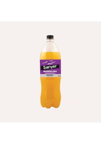 Sarıyer Mandalina Aromalı Gazoz Şekersiz 1,5 Lt X 6 Adet