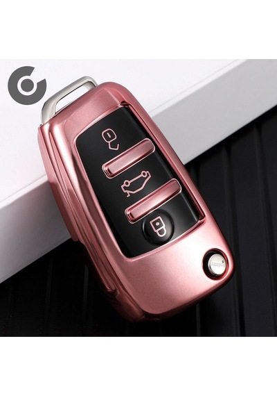 Audi A7 A6 A5 A4 A3 A1 & 8p 8l B5 B6 B7 B8 C4 C5 C6 4f Tt Rs & Q3 Q5 Q7 Tpu Anahtar Kılıfı Rose