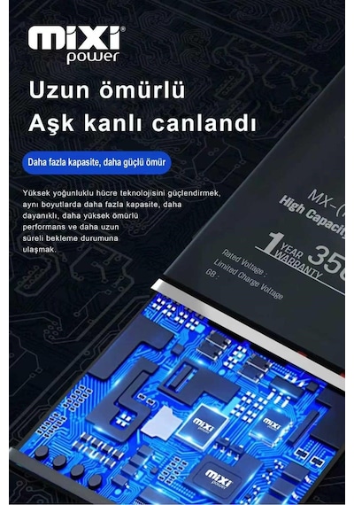 Apple Uyumlu iPhone 8 Plus  Yüksek Kapasiteli Batarya, Pil Sağlığı Yüzdesi Gösterir, Tr Garantili